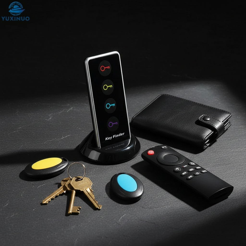4-in-1 Wireless Key Finder with LED Torch | 1 Remote + 4 Receivers